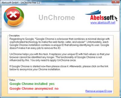 Unique on Google Chrome Installation Id For Anonymous Surfing    Techtrickz