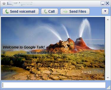 Google Backgrounds on How To Use It  After Installing Mytheme  Run Your Google Talk And