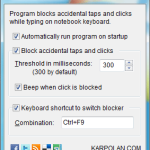 Touchpad-blocker