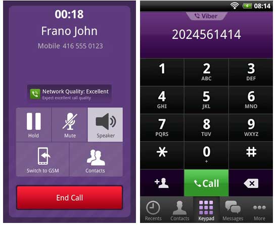 Free VoIP Calling App Viber Now Available For Android - techtrickz