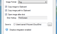 CloudShot-option