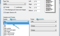Firefox-Page-setup