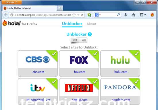 ... US TV Sites Outside the US With Hola Unblocker for Windows and Android