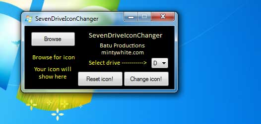 default folder icon changer windows 7