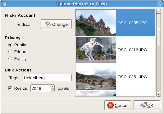 Flickr-uploader