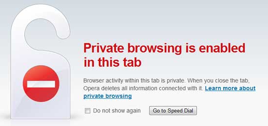 Opera-Private-browsing