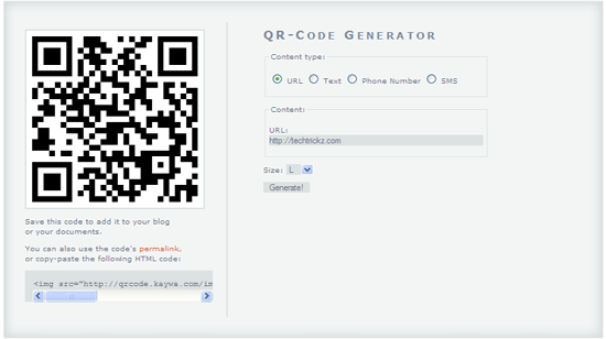 QR-Code-generator