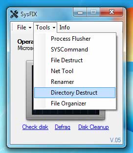 SysFix-option