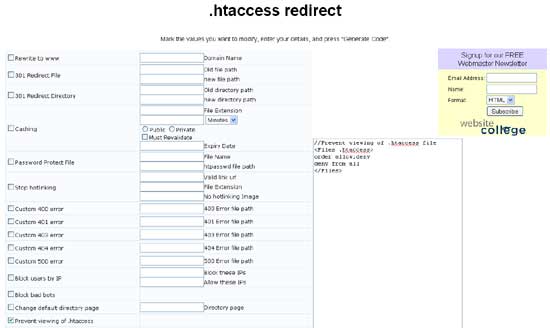 htaccess-redirect