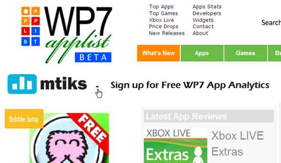 WP7-applist