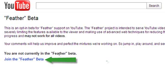 YouTube-Feather