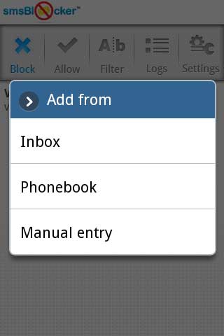 smsblocker-option