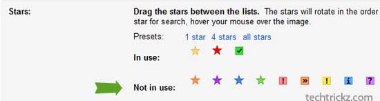 Stars-in-Gmail