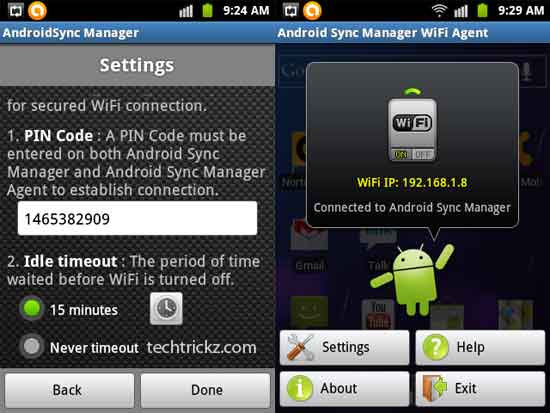 Android Sync Manager WiFi: Backup and Sync Data between ...