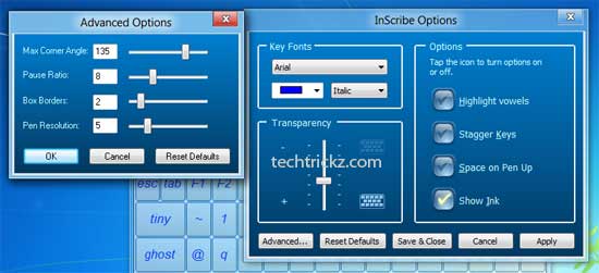 InScribe-option