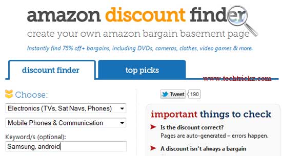 Amazone-discount-finder