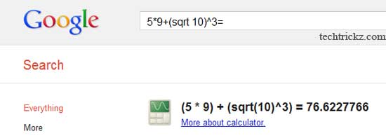 Google-Search-Maths