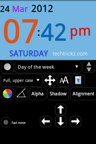 Android-Clock-Widget-builder