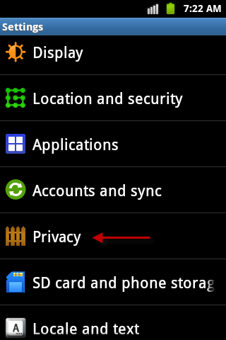Galaxy-Settings