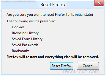 Reset-Firefox