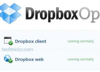 Dropbox-Status