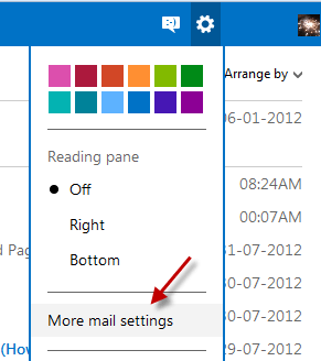 Outlook-Mail-settings