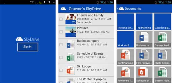 SkyDrive-For-Android