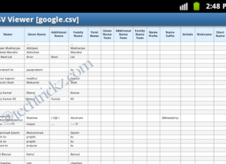 CSV-Viewer-for-Android