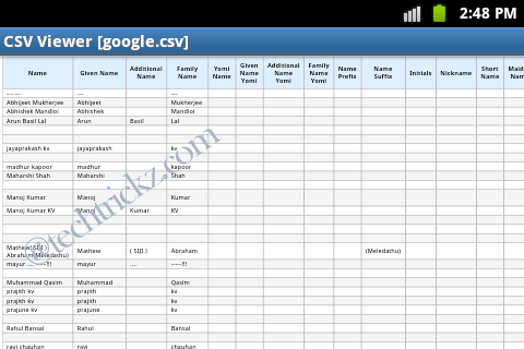 CSV-Viewer-for-Android