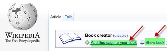 Wikipedia-Book-Creator