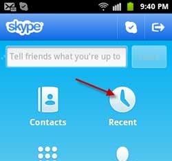 Skype-recent-history