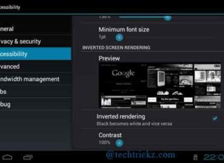 Inverted-Screen-Rendering