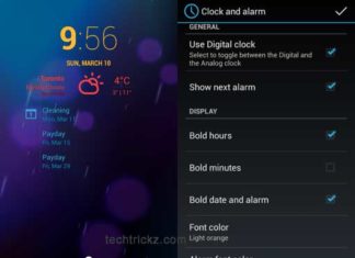 CyanogenMode-cLock-Widget