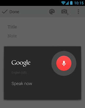 Google-Keep-Voice-Control