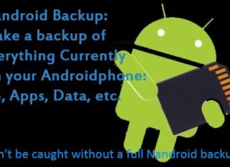 Nandroid Backup