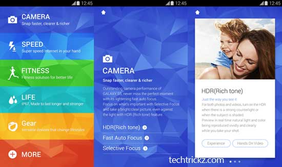 Galaxy-s5-experiance-app