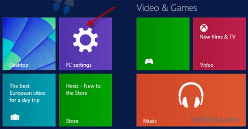 How to Pin PC Settings Tile to Windows 8 1 Update Start 