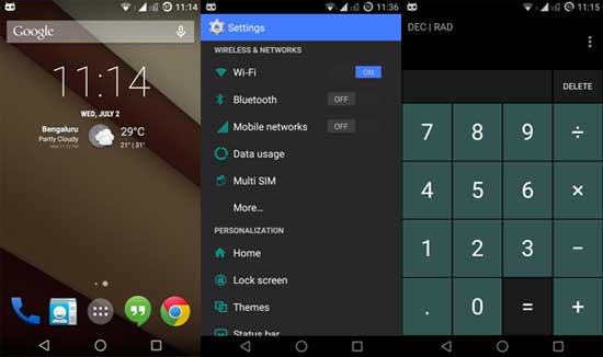 Android L UI