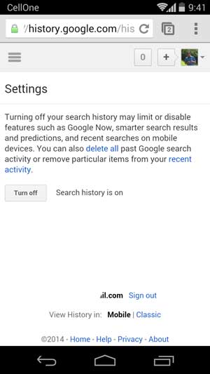 google-search-history