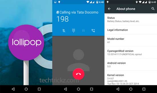 Lollipop-for-android-one