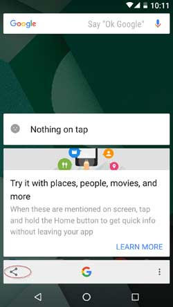 take-screenshot-using-now-on-tap