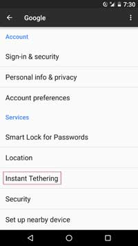 instant-tethering