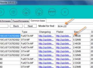 Huawei-Firmware-Finder