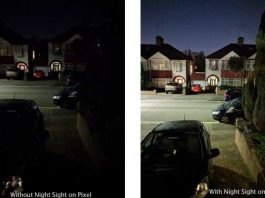 Google-camera-with-and-without-Night-Sight-mode