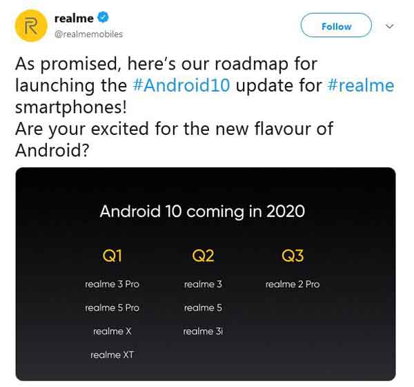 Realme-phone-Android-10-update-list