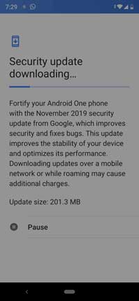 Mi A3 November security update