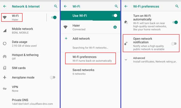 How to Turn off Open WiFi Network Nags on Android Devices - Techtrickz