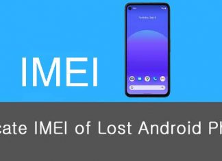 Locate IIMEI of lost Android pone