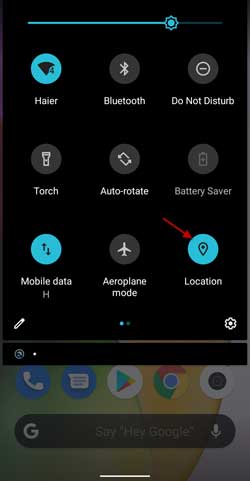 Reset GPS on Android