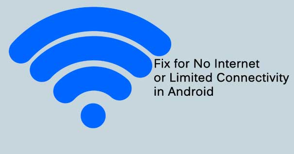 Fix for no internet on Android phone